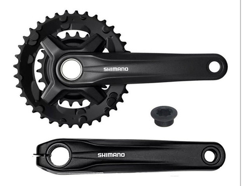 Imagen 2 de 6 de Plato Palanca Shimano Fc Mt210!! Eje Hueco, 2 Piezas