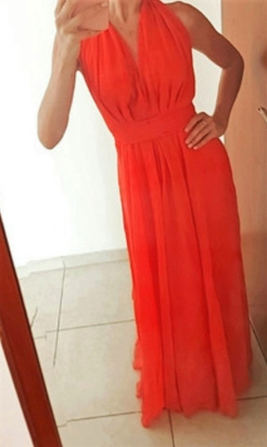 Vestido De Fiesta Largo Rojo