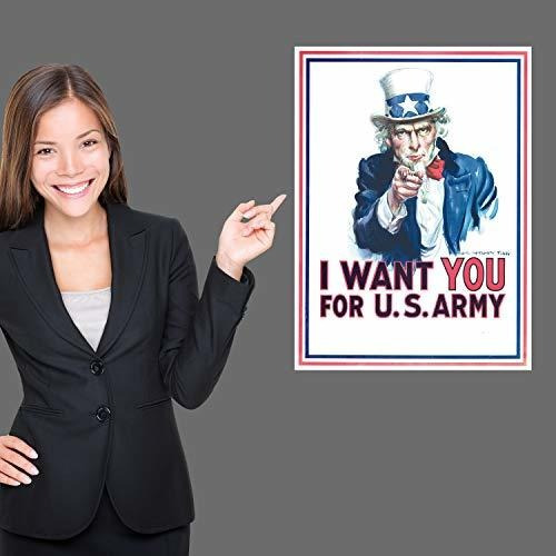 Palacelearning Uncle Sam - I Want You For U.s. Army Poster -