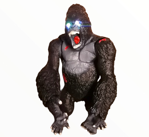 King Kong Articulado 35 Cm Altura Con Luz Y Sonido