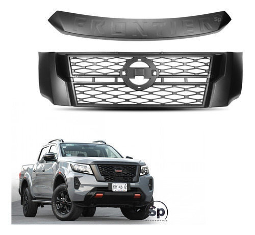 Parrilla Led Nissan Np300 Frontier 2016-2020 Off Road