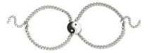 Comprar Set De 2 Pulseras Amistad Pareja Con Yin Yang De Acero Inox