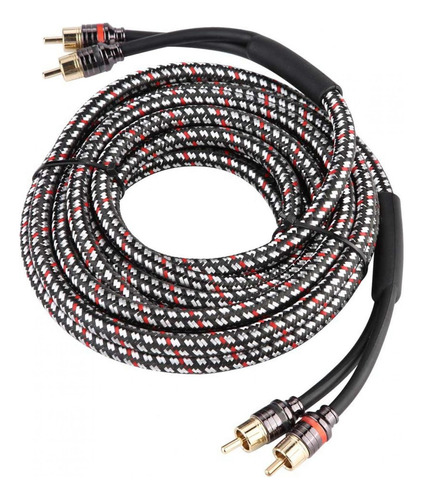 Audio Rca Cable 4.8m Amplificador De Señal Estéreo Coche Hog