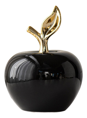 Estatua De Manzanas De Cerámica, Colección De Grande Negro