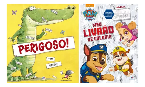 Livro Patrulha Canina Meu Livrão De Colorir Ciranda Cultural - 9786555005875