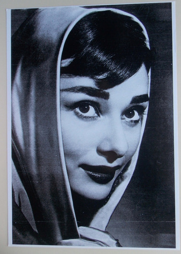 Reproducción Foto Alta Calidad Audrey Hepburn Precio Por 2