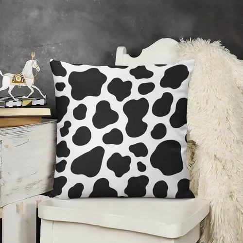 Estampado De Vaca Animal Blanco Blanco Spot Decorativo De De