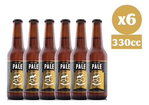 Sixpack Cerveza Artesanal +56 Pale Ale 330cc Botella