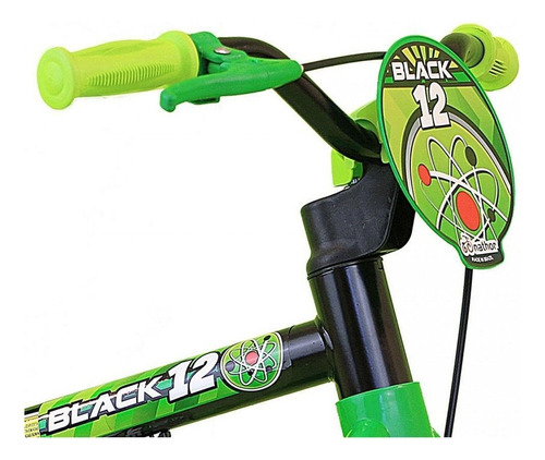 Bicicleta Infantil Nathor Black 12 Aro 12