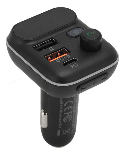 Receptor De Radio Transmisor Fm Para Coche 5.0 Usb Multifunc