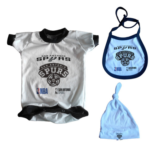 Set Bebe Body + Extras Nba San Antonio Spurs