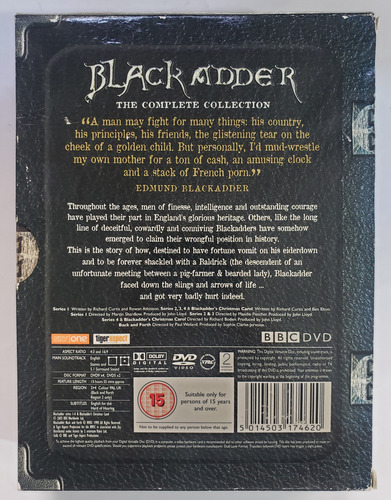 Black Adder The Complete Collection Limited Edition Dvd Box (Usado)