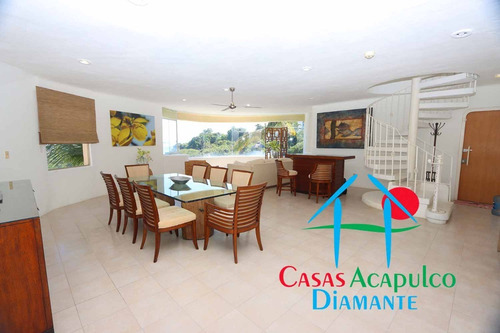 Imagen 11 de 30 de Cad Océano Playa Fortuna Ph 7. Roof Garden Con Palapa, Sala, Comedor, Asador Y Alberca Para 8 Personas