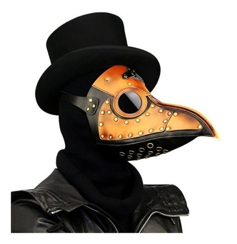 Máscara Steampunk Plague Doctor Pico Pájaro Medieval