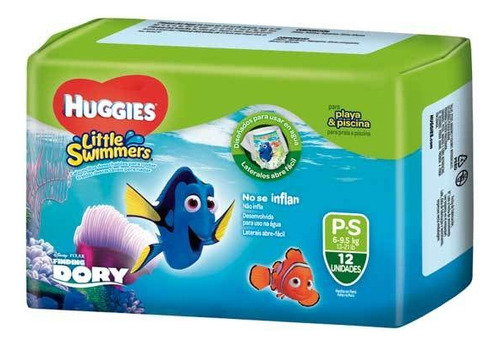 Pañales Huggies Little Swimmers Traje de Baño  P