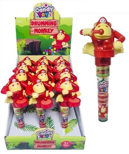 Candy Toy Juguete Gorila Tambor Pop Con - Kg a $47