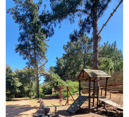 Rebajada Linda Parcela Con 2 Cabañas En Pinares De Algarrobo