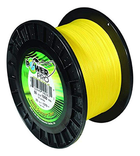 Power Pro Maxcuatro Trenzada Linea Pesca Lb Yd Hi-vis