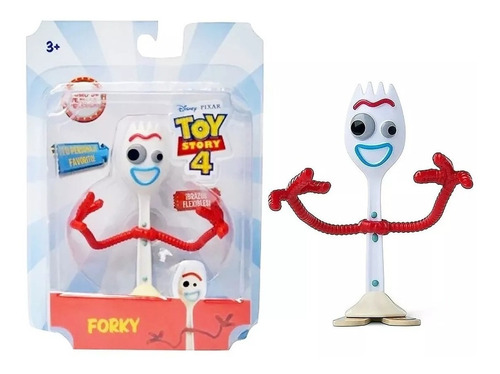 Muñeco Articulado Toy Story 4 Forky 14cm Disney 5601