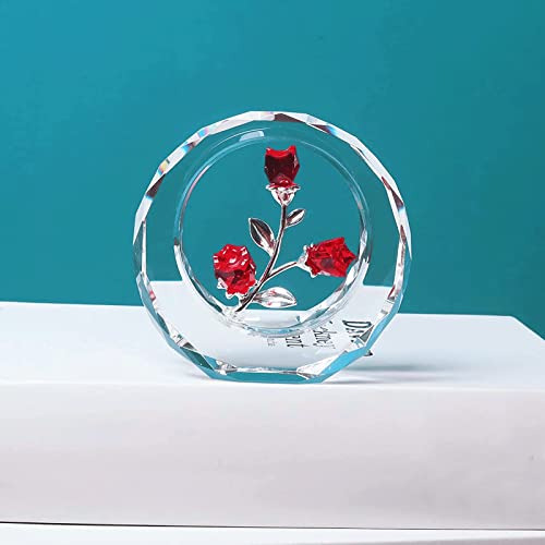 Figuras De Flores De Tulipanes De Cristal Con Circular, Ramo