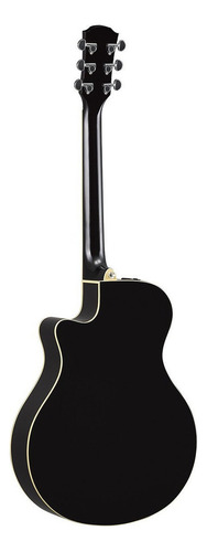 Guitarra Electroacústica Yamaha Apx600 Acero - Negra Color Negro