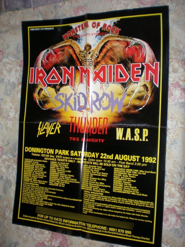Poster Iron Maiden -metallica Ac/dc Megadeth Kiss Judas