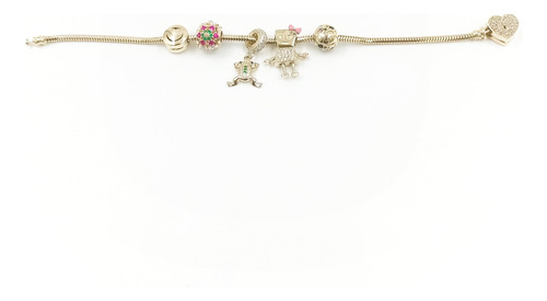 Pulsera Para Dama Oro Amarillo 14 K 18.9 Gr Tejido Especial