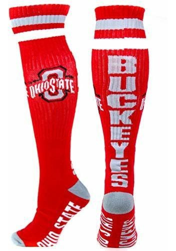Calcetines - Ncaa Ohio State Buckeyes Tube Socks, One Size, 