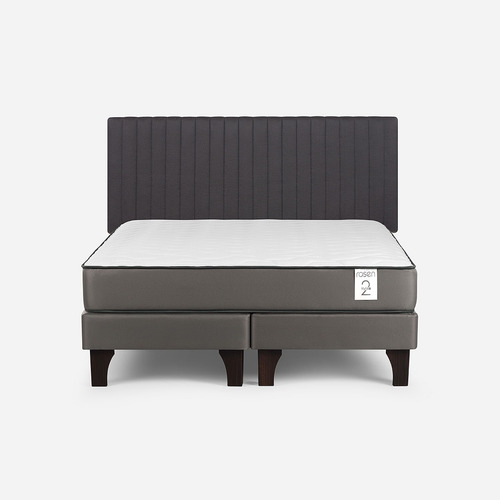 Cama New Style 2 Plus De 2 Plazas Base D+respaldo Lucio Graf