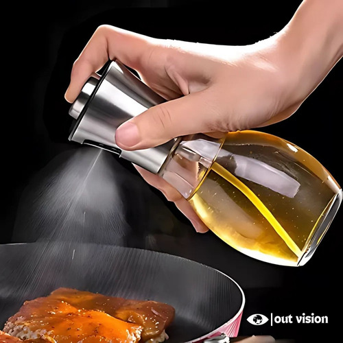 Spray Galheteiro De Azeite Vinagre E Óleo Universal Borrifador Culinário Kit 2 Pulverizador Dosador De Salada Temperos E Outros 200ml Gourmet