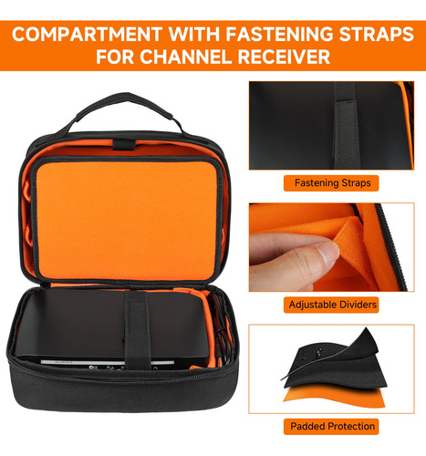 Funda Para Micrófono Inalámbrico Mrinca Con 3 Ranuras De Has