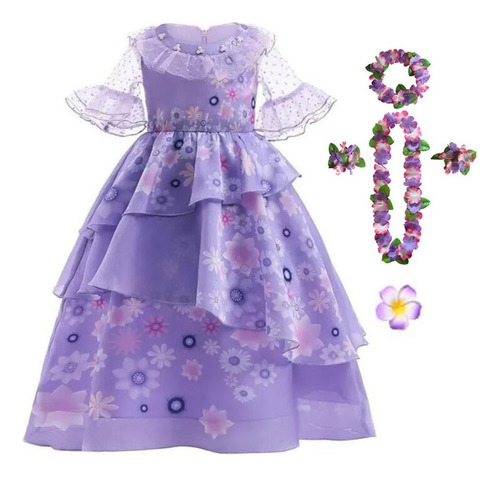 Vestido De Cumpleaños Infantil Encanto Isabela