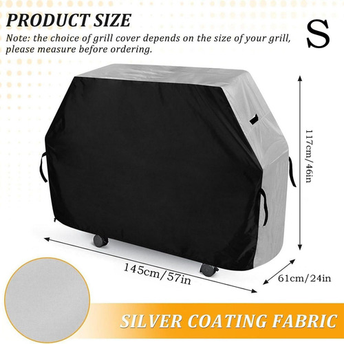 Funda Para Parrilla Impermeable Y Resistente A Los Rayos Uv