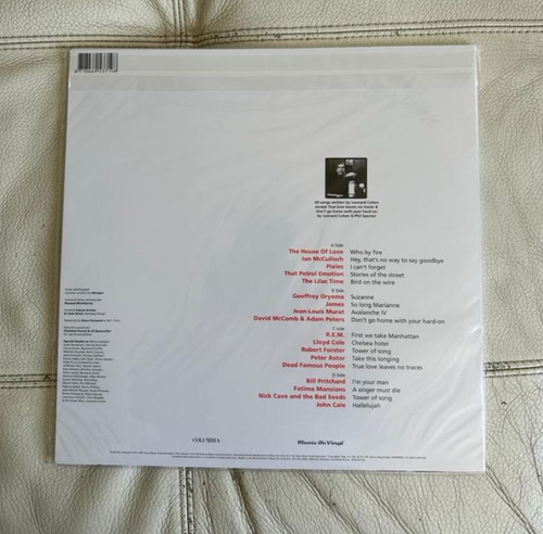 Lp Duplo The Songs Of Leonard Cohen: I'm Your Fan Lacrado