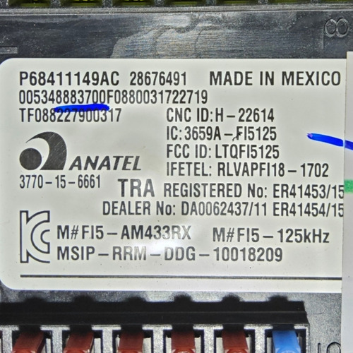 Módulo Caixa De Fusivel Bcm Jeep Compass 2016/22 P68411149ac (Usado)
