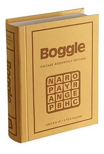 Ws Game Company Boggle Vintage Bookshelf Hk2kf