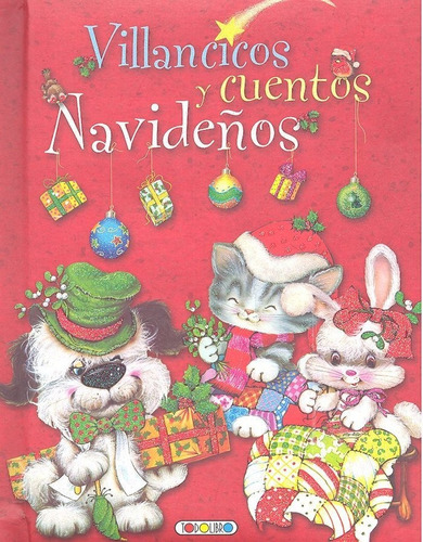 Libro Villancicos Y Cuentos Navideã¿os Rojo