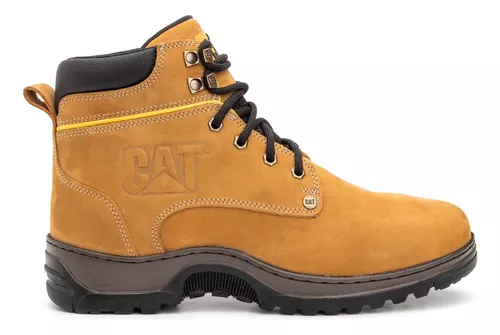 Bota Caterpillar Model 2190 Couro Legitimo Bico Pvc