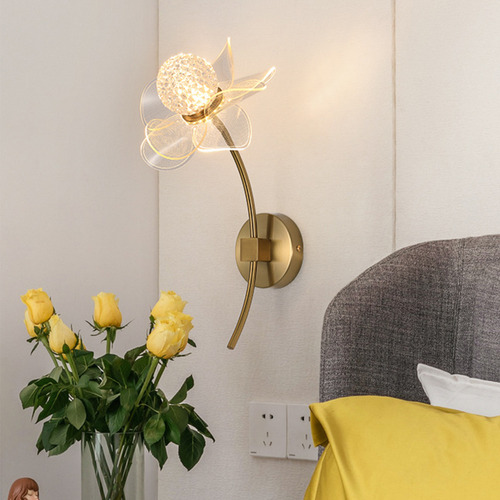 Lámpara De Pared American Flower