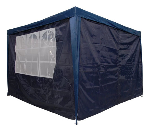 Kit 4 Paredes Cor Azul Para Gazebo Tenda 3x3 Metros