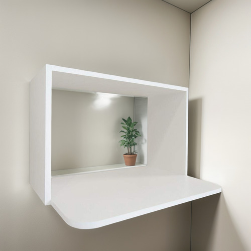 Nicho Para Microondas Mdf Branco 53x38x43cm