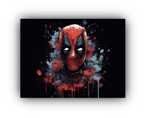 Cuadros Espectaculares Dead Pool Para Oficina 30x20cm