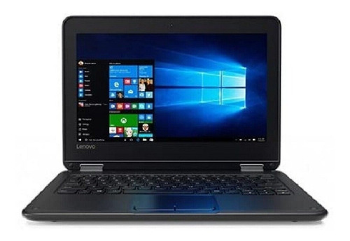 Notebook Lenovo N23 negra táctil 11.6", Intel Celeron N3060  4GB de RAM 64GB SSD, Intel HD Graphics 400 (Braswell) 1366x768px Windows 10 Pro