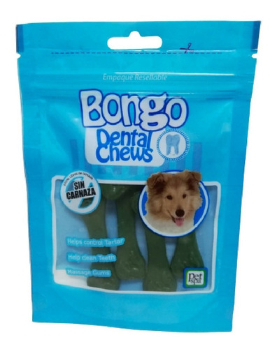 Duo Pack Snack Bongo Dental Chews Hueso Pequeño X 5 U C/u 