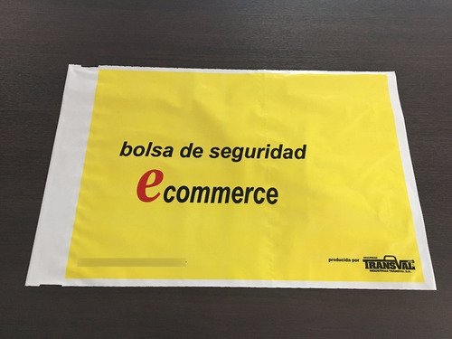 Bolsa/sobre De Alta Seguridad Ecommerce Bicapa 30x44cm X100u