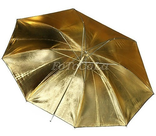 Paragua Fotografico Dorado, Paragua Calido, Umbrella Foto