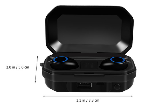 1 Par De Auriculares De Entrenamiento Con Pantalla Y Cancela