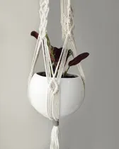 Comprar Macetero Colgante Portamacetero De Macramé Decoración Boho