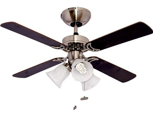 Ventilador Clasico Satin 3 Focos Masterfan  Oporto 42´´