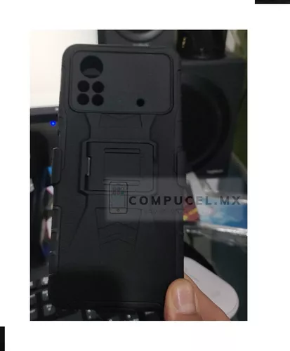 Mica + Funda Uso Rudo + Clip Para Xiaomi Redmi Note 10 Pro